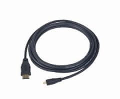 Gembird gembird 1,8 m kabel hdmi-m/micro hdmi-m hdmi tip a (standardni) hdmi tip d (mikro) črn