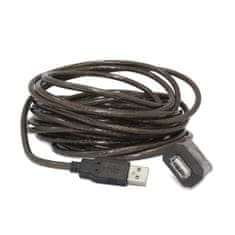 Gembird gembird usb a/usb a m/f 10m usb kabel usb 2.0 črn