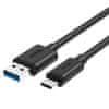 unitek y-c474bk kabel usb 1 m usb 3.2 gen 1 (3.1 gen 1) usb a usb c črna