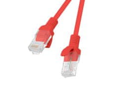 Lanberg lanberg pcu5-10cc-0200-r omrežni kabel 2 m cat5e u/utp (utp) rdeč