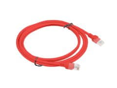 Lanberg lanberg pcu5-10cc-0200-r omrežni kabel 2 m cat5e u/utp (utp) rdeč