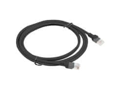 Lanberg lanberg pcu6-10cc-0200-bk omrežni kabel črn 2 m cat5e u/utp (utp)