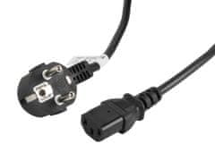 shumee Kabel Lanberg CA-C13C-11CC-0050-BK (C13 / IEC C13 / IEC 320 C13 F - Schuko M; 5 m; črn)