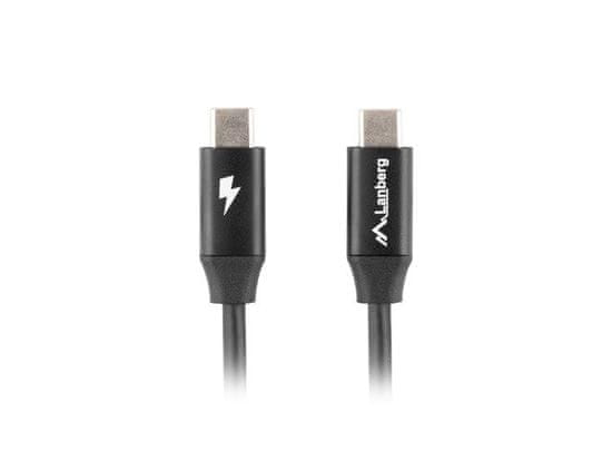 Lanberg LANBERG CABLE USB-C M/M 2.0 0.5m PREMIUM QC 4.0 PD