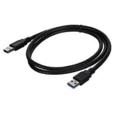 Lanberg lanberg ca-usba-30cu-0010-bk kabel usb 1m 3.0 usb a črn