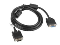 Lanberg lanberg ca-vgac-10cc-0018-b+ kabel vga 1,8 m vga (d-sub) črn