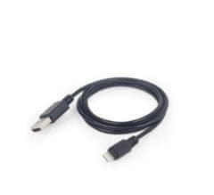 Gembird gembird cc-usb2-amlm-2m kabel lightning črne barve