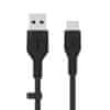 belkin boost↑charge flex usb kabel 3 m usb 2.0 usb a usb c črn