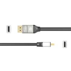 slomart j5create 4k displayport kabel (displayport m - displayport m; 1,8 m; črna barva) jdc42-n