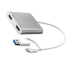 slomart j5create jca365-n večmonitorski adapter iz usb-c v dvojni hdmi