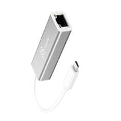 slomart j5create adapter usb-c za gigabitni ethernet; srebrn jce133g-n