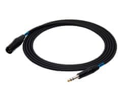 slomart ssq jsxm10 ss-1462 kabel jack stereo - xlr 3-pin moški 10 m črn