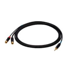 slomart ssq mijrca1 - mini stereo jack kabel - 2x rca, 1 meter