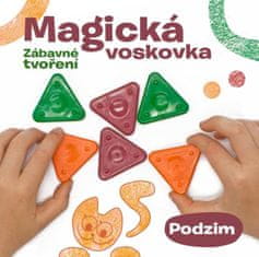 Čarobni voščen komplet - Jesen (knjiga, voščen izdelek, izrezki)