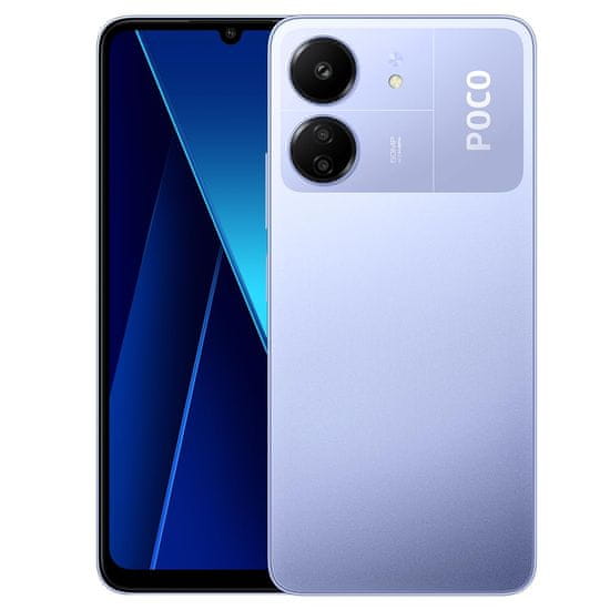 POCO C65 pametni telefon 6/128GB, vijoličen