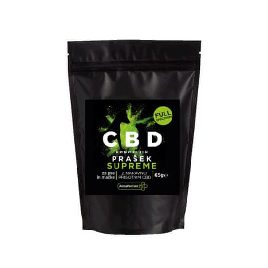 AstraVita Astra Pet&Vet Supreme CBD konopljin prašek za pse in mačke, 65 g