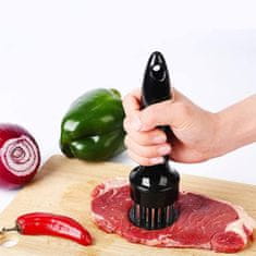 Netscroll Kladivo z bodicami za mehčanje mesa, kladivo za meso za naravno mehčanje mesa, MeatPress