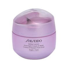 Shiseido White Lucent Overnight Cream & Mask vlažilna nočna krema in maska 75 ml za ženske