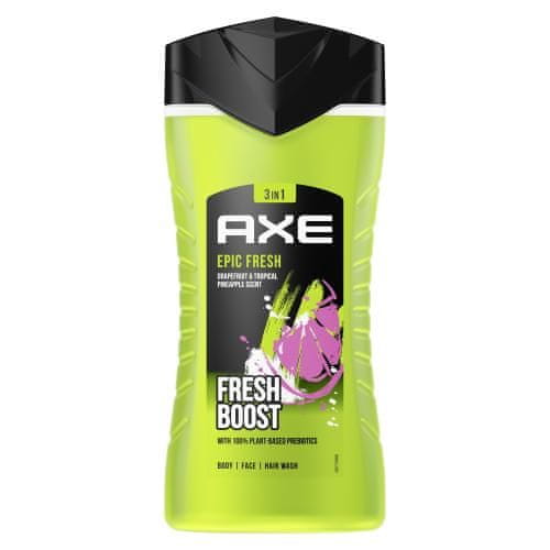Axe Epic Fresh 3in1 gel za prhanje z vonjem tropskega sadja za moške