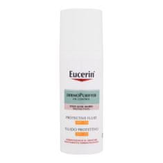 Eucerin DermoPurifyer Oil Control Protective Fluid SPF30 zaščitna dnevna krema proti hiperpigmentaciji in aknam 50 ml za ženske