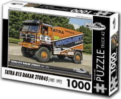 RETRO-AUTA© Puzzle TOVORNJAK št. 42 Tatra 815 Dakar 2T0R45 (1982 - 1997) 1000 kosov