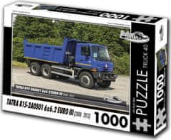 RETRO-AUTA© Puzzle TOVORNJAK št. 40 Tatra 815-2A0S01 6x6.2 EURO III (2008 - 2013) 1000 kosov