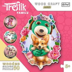 Trefl Wood Craft Origin sestavljanka Happy Treemen 50 kosov