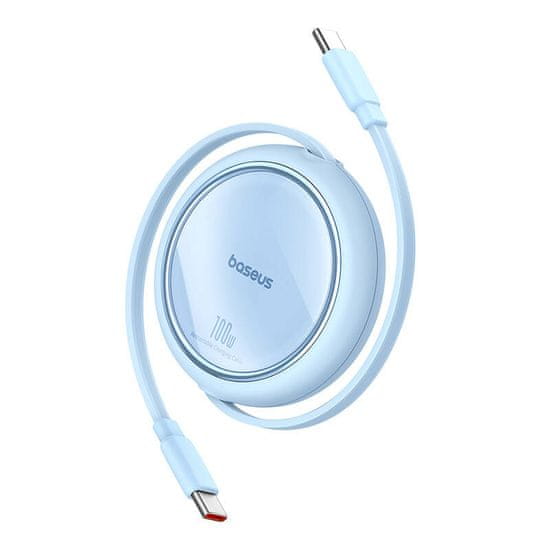 BASEUS Kabel USB-C na USB-C Baseus Free2Draw, PD, 100W, 1m (modri)