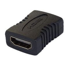 PremiumCord Adapter HDMI A - HDMI A, ženski/ženski, pozlačen