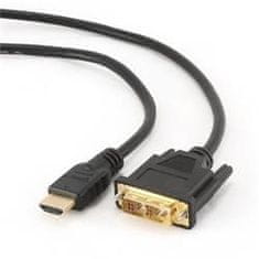 Gembird Kabel HDMI (M) za DVI (M), pozlačeni konektorji, 4,5 m, črn, pakiranje v razsutem stanju