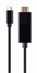 Gembird Kabel USB-C (M) do HDMI (M), 4K, 60 Hz, 2 m, črn