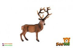 Deer European zooted plastika 15cm