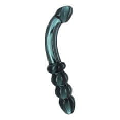 Prisms Erotic Glass Dildo iz stekla Hamsa Smoky Jade