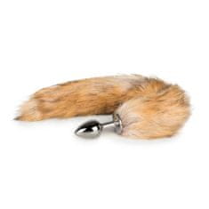 Easytoys Analni čep Fox Tail No. 1 srebrn