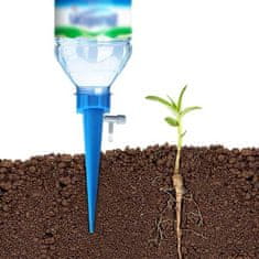 Netscroll 20x Pripomoček za avtomatsko zalivanje rastlin, dozirnik deluje na podlagi samodejnega kapljičnega namakalnega sistema, 15 dni, varčevanje z vodo, idealen za zaposlene vrtnarje, 20 kosov, PlantDrip 