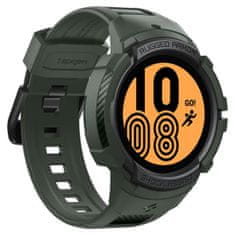 Spigen Rugged Armor Pro, military green -Samsung Galaxy Watch 5/4 (44mm)