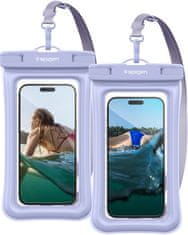 Spigen Aqua Shield WaterProof Floating Case A610 2 Pack, aqua blue