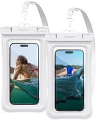 Spigen Aqua Shield WaterProof Floating Case A610 2 Pack, white