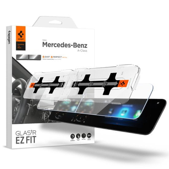 Spigen Mercedes Benz EZ Fit Anti Glare Screen Protector (A-Class(2021/2020)) (Left 1P+Right 1P)