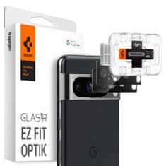 Spigen Glass EZ Fit Optik Black 2 Pack - Google Pixel 8 Pro