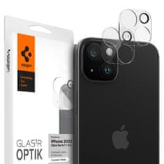 Spigen Glass Optik 2 Pack, crystal clear - iPhone 15/15 Plus/14/14 Plus