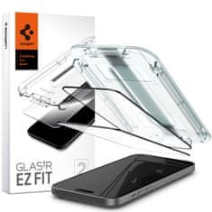 Spigen Glass EZ Fit 2 Pack, FC Black - iPhone 15 Plus