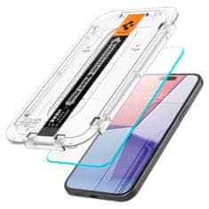 Spigen Glass EZ Fit 2 Pack, ansparency - iPhone 15