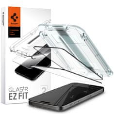 Spigen Glass EZ Fit 2 Pack, FC Black - iPhone 15 Pro