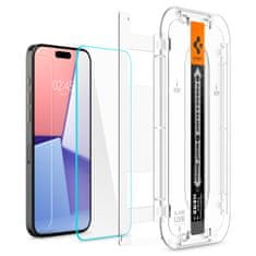 Spigen Glass EZ Fit 2 Pack, ansparency - iPhone 15 Pro Max