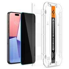 Spigen Glass EZ Fit (Privacy) 2 Pack, ansparency - iPhone 15 Pro Max