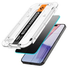 Spigen Glass EZ Fit (Privacy) 2 Pack, ansparency - iPhone 15 Pro Max