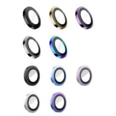 BLUEO Sapphire Crystal Stainless Steel Camera Lens Protector, purple - iPhone 14 Pro/14 Pro Max