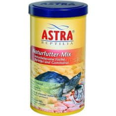 Astra NATURFUTTER-MIX 1.000ml/ 120g mešanica naravne suhe hrane za vodne in kopenske želve