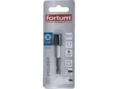 Fortum Držalo za svedre, 1/4"x60mm, Fix-Clip, CrV